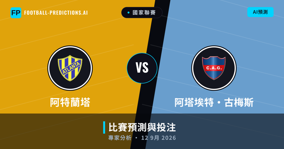 阿特蘭塔 vs 阿塔埃特·古梅斯 — 比赛预测和前瞻