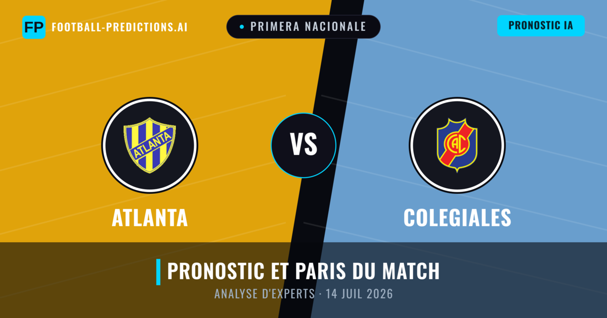Atlanta vs Colegiales — pronostic et avant-match