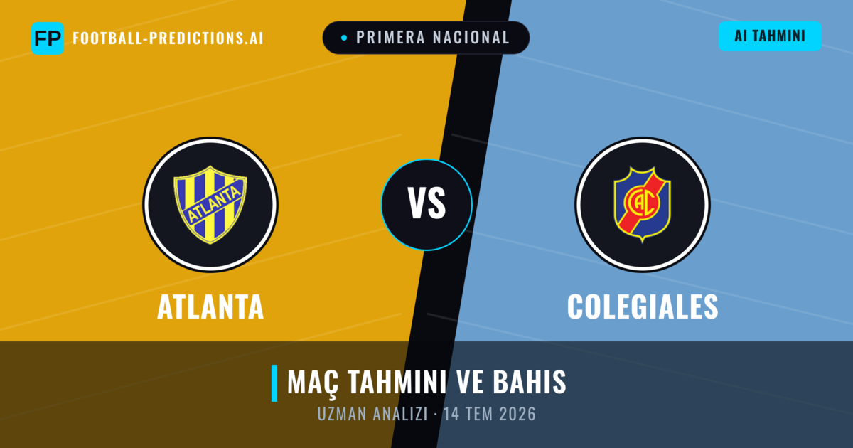 Atlanta - Colegiales — maç tahmini ve önizleme