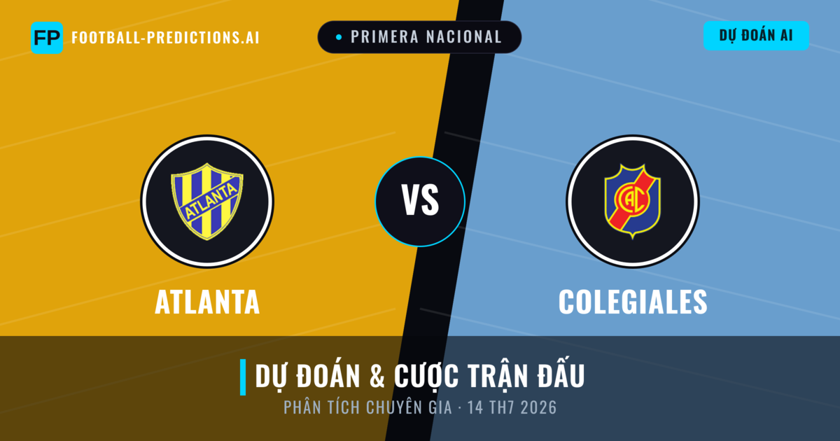 Atlanta vs Colegiales — dự đoán và xem trước trận đấu