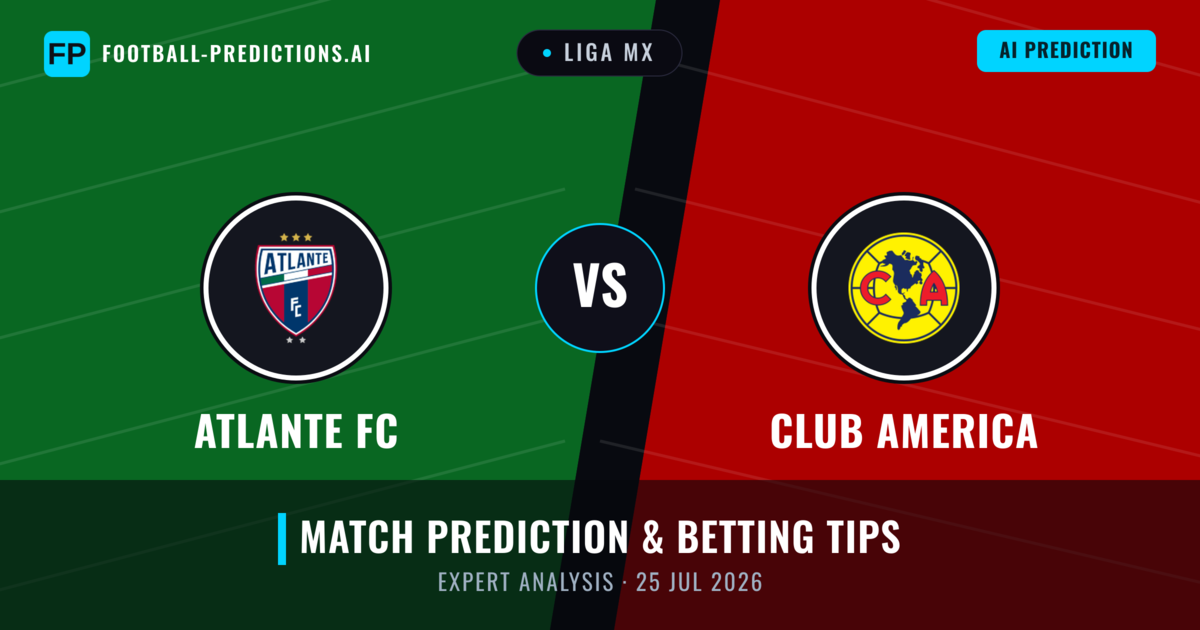 Atlante FC vs Club America — match prediction & preview
