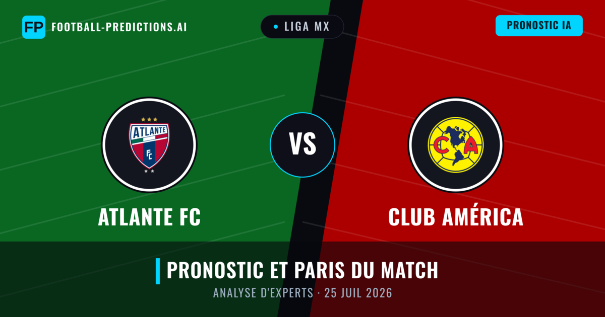 Atlante FC vs Club América — pronostic et avant-match