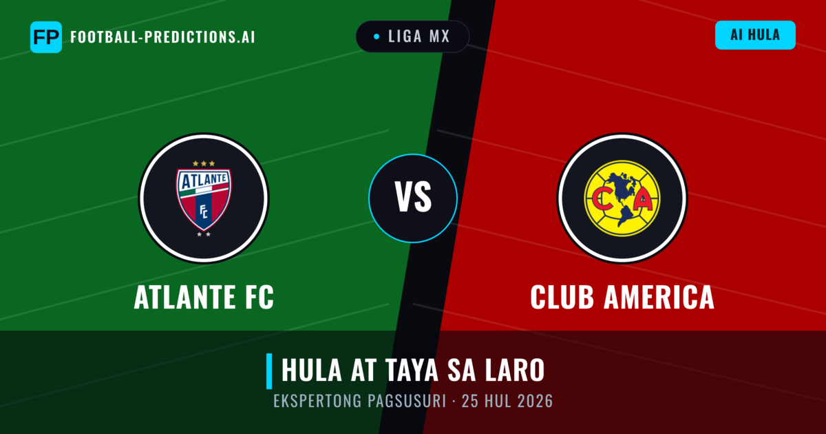 Atlante FC vs Club America — hula at preview ng laban