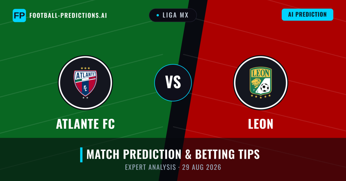 Atlante FC vs Leon — match prediction & preview