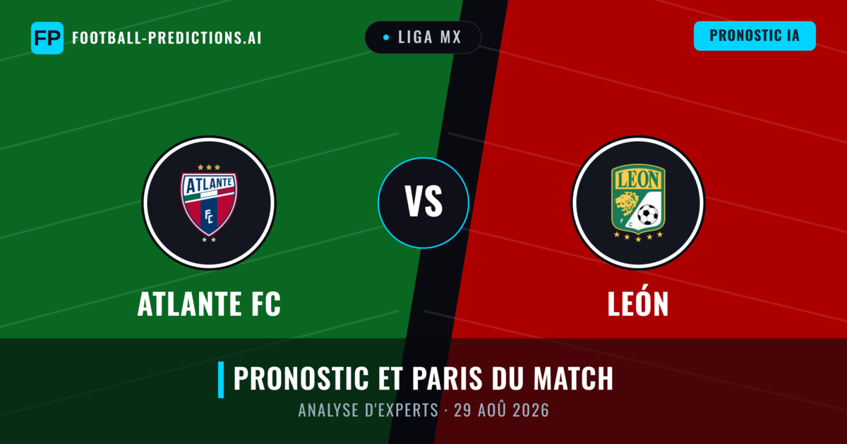 Atlante FC vs León — pronostic et avant-match