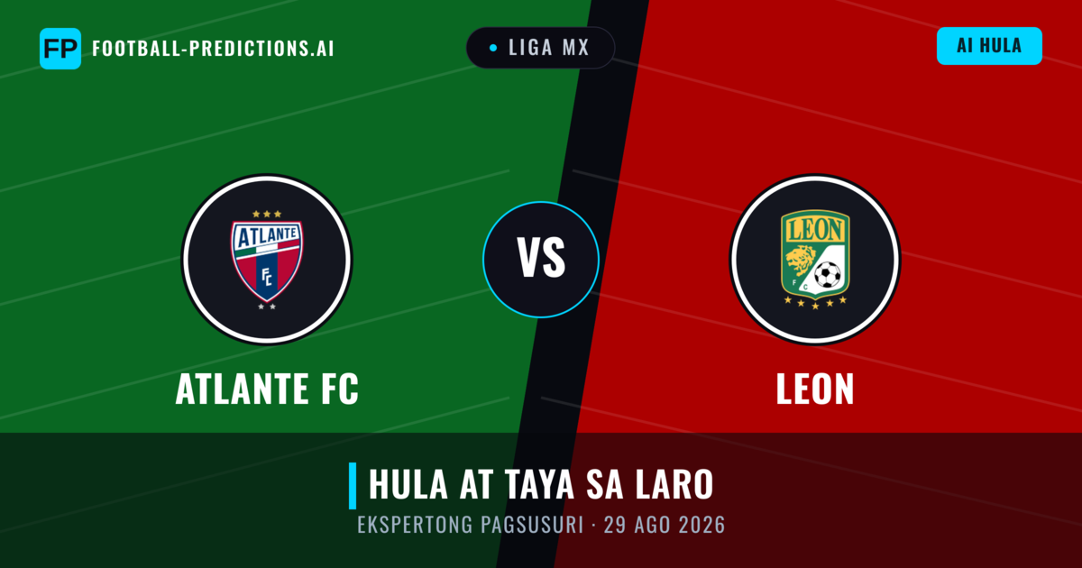 Atlante FC vs Leon — hula at preview ng laban
