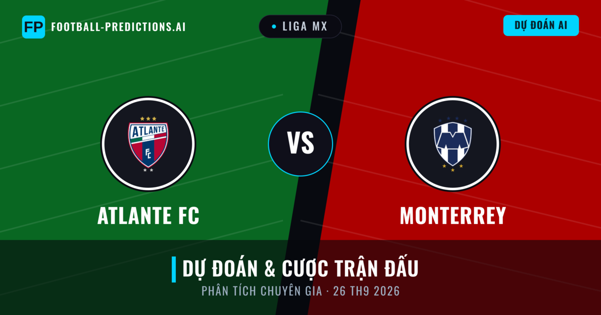 Atlante FC vs Monterrey — dự đoán và xem trước trận đấu