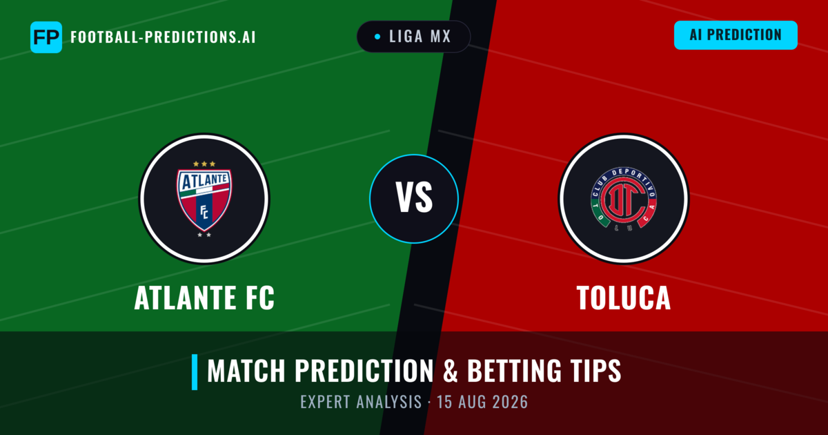 Atlante FC vs Toluca — match prediction & preview