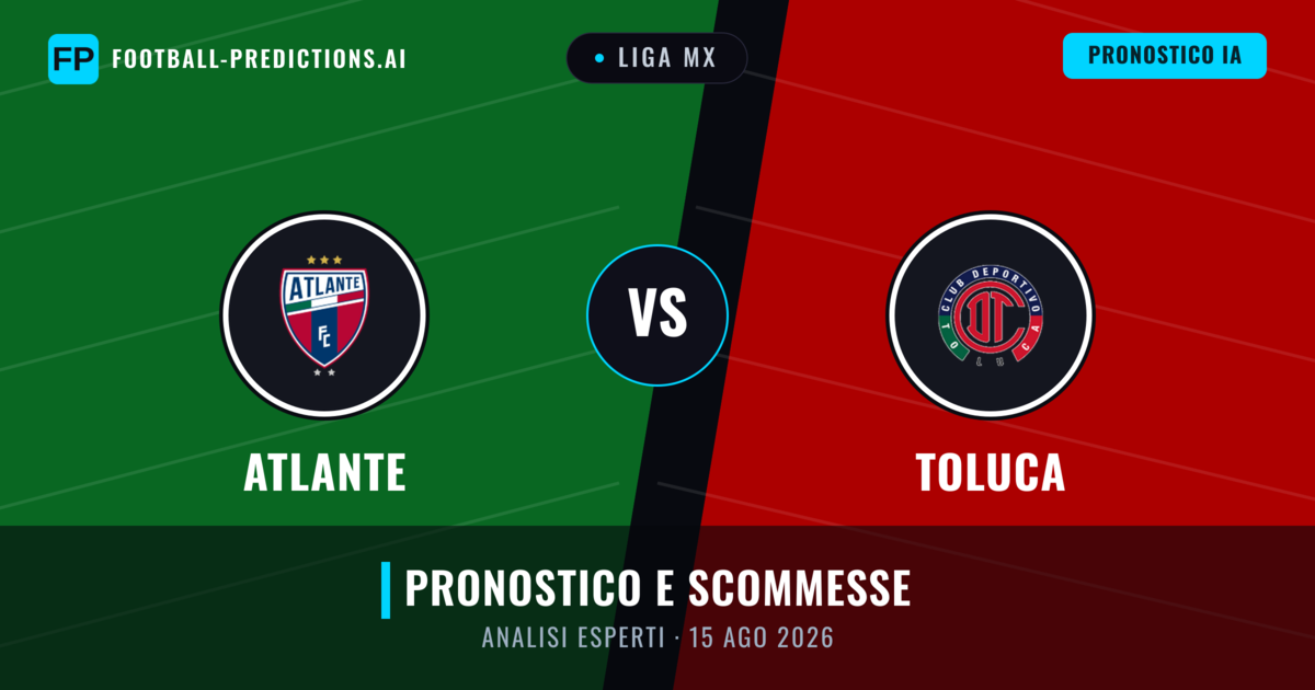 Atlante vs Toluca — pronostico e anteprima del match