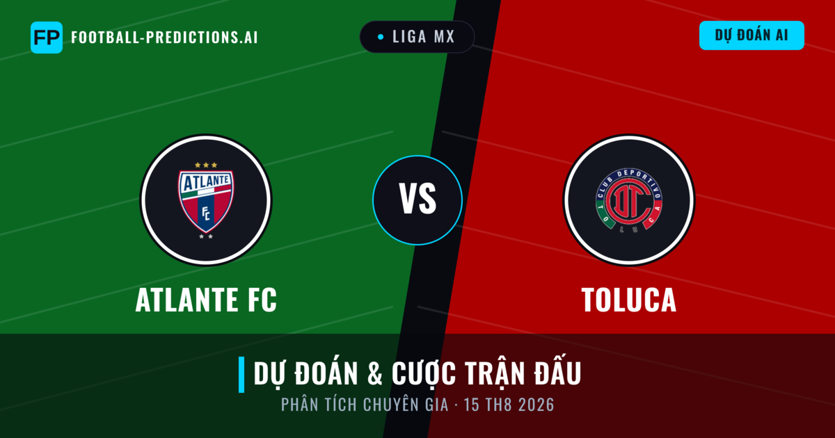 Atlante FC vs Toluca — dự đoán và xem trước trận đấu