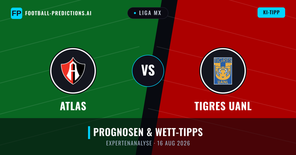 Atlas vs Tigres UANL — Prognose und Spielvorschau