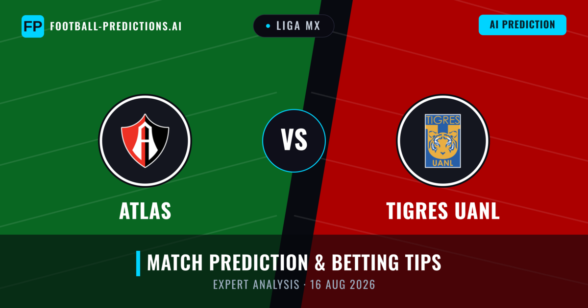 Atlas vs Tigres UANL — match prediction & preview