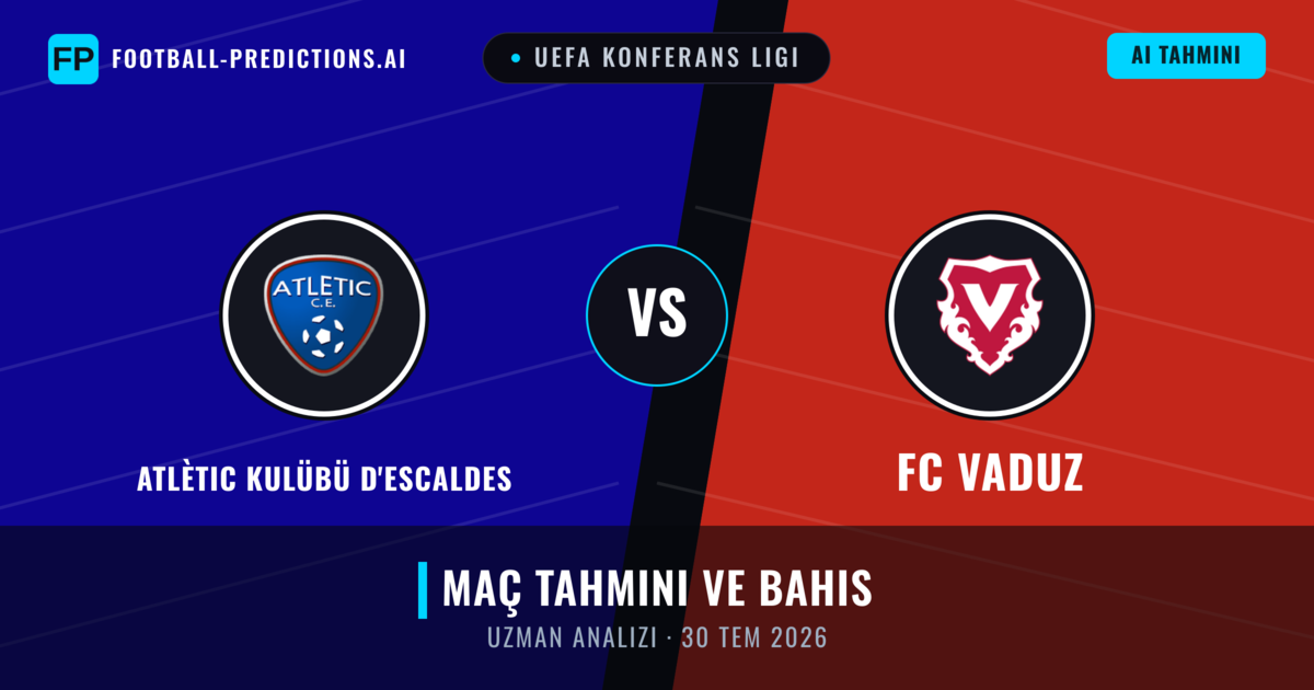 Atlètic Kulübü d'Escaldes - FC Vaduz — maç tahmini ve önizleme