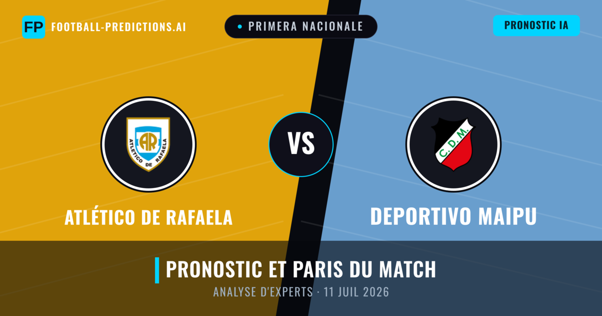 Atlético de Rafaela vs Deportivo Maipu — pronostic et avant-match