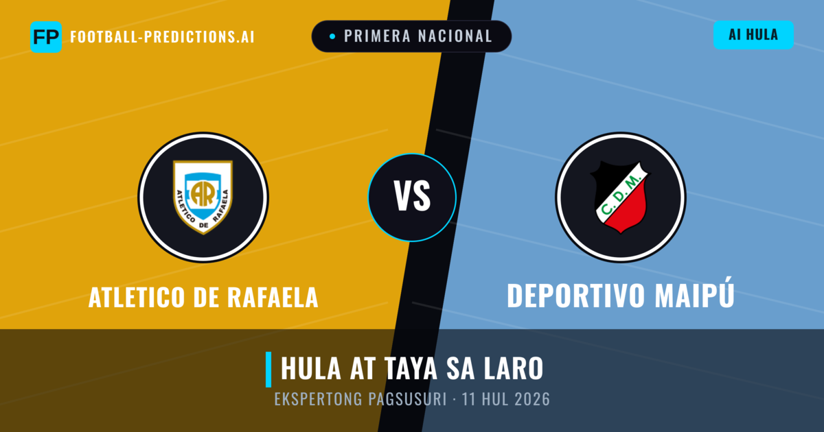 Atletico de Rafaela vs Deportivo Maipú — hula at preview ng laban