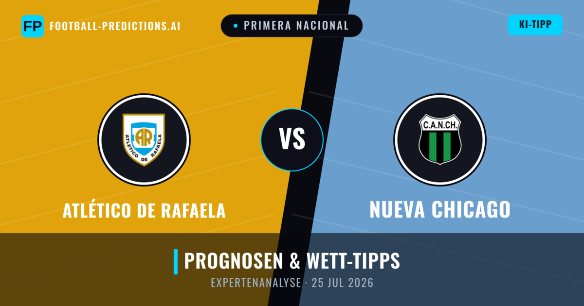 Atlético de Rafaela vs Nueva Chicago — Prognose und Spielvorschau