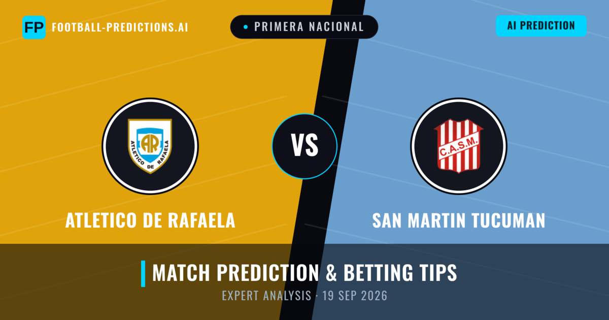 Atletico DE Rafaela vs San Martin Tucuman — match prediction & preview
