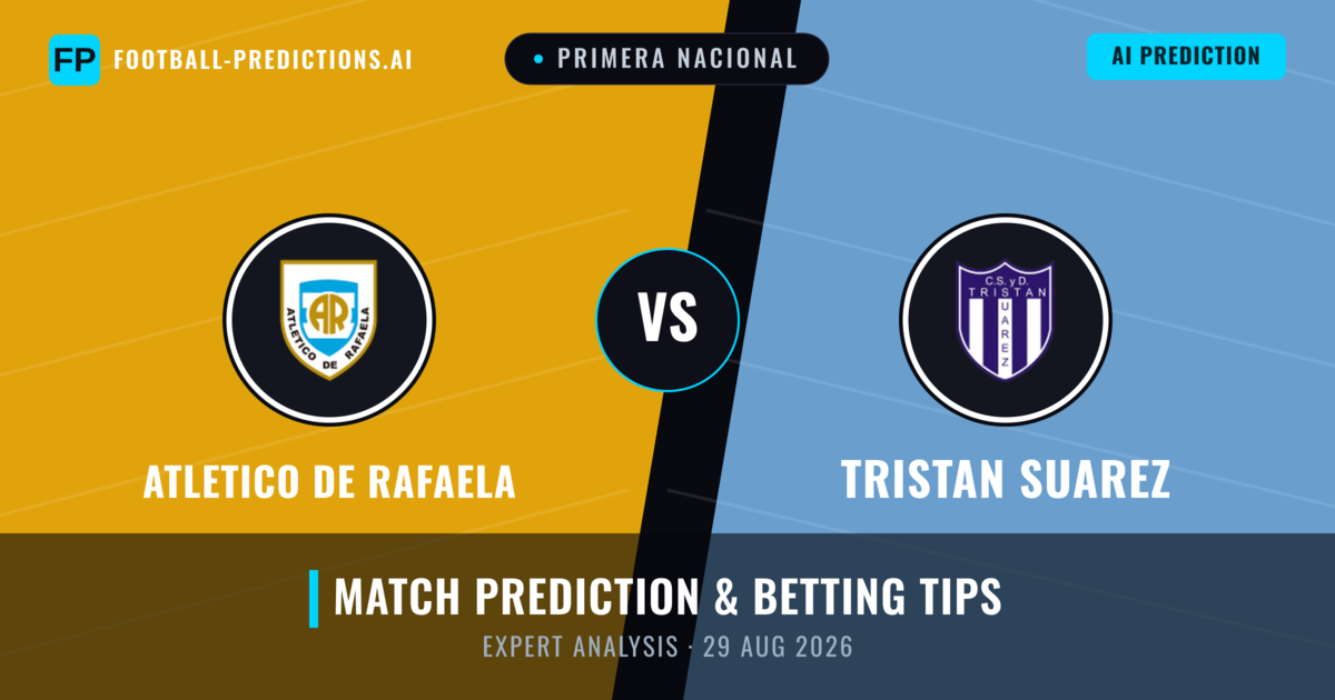 Atletico DE Rafaela vs Tristan Suarez — match prediction & preview