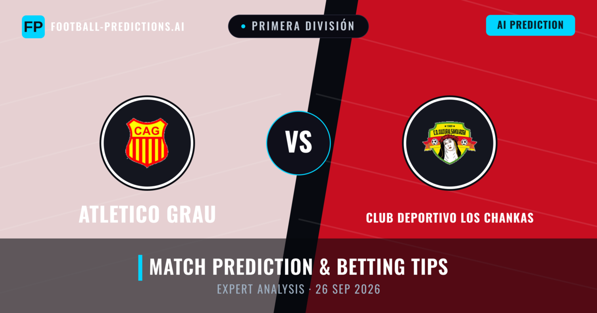 Atletico Grau vs Club Deportivo Los Chankas — match prediction & preview