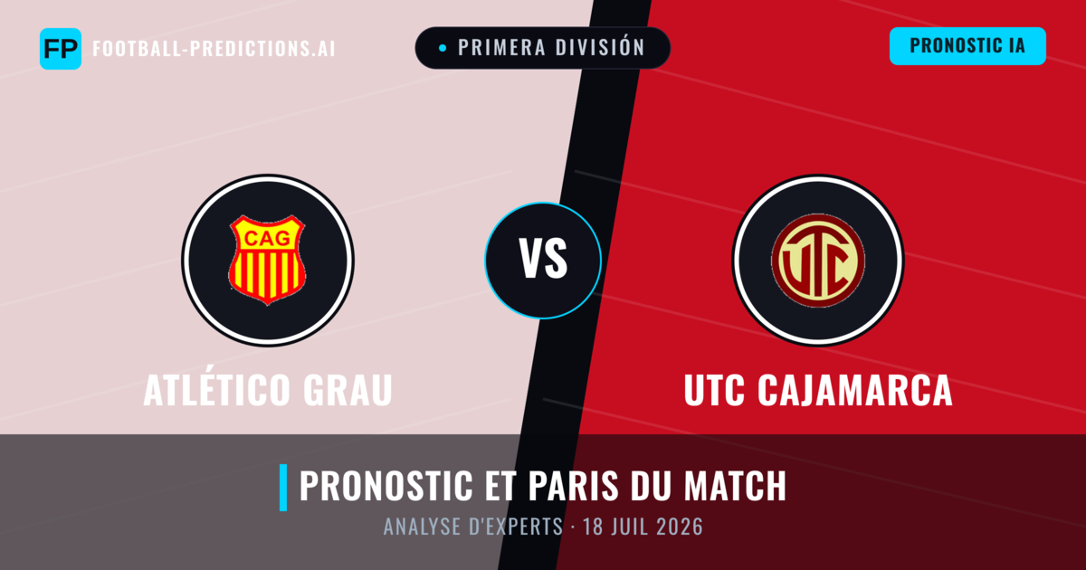 Atlético Grau vs UTC Cajamarca — pronostic et avant-match