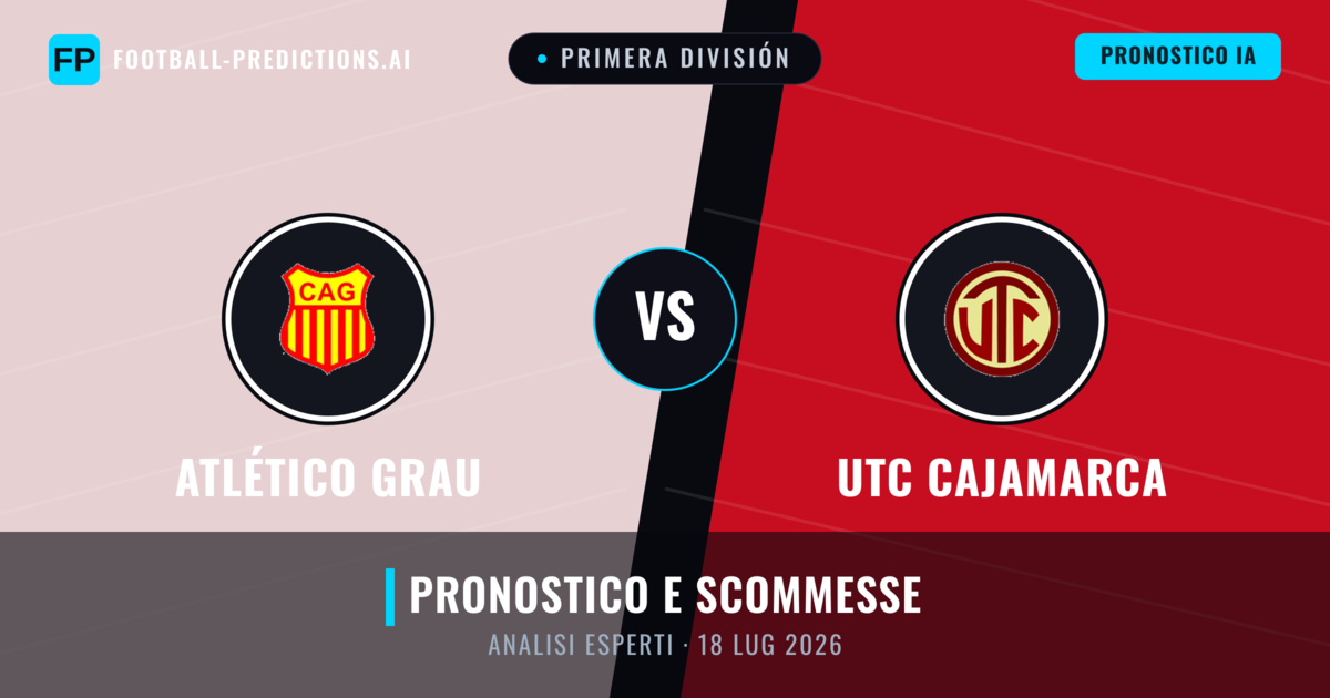 Atlético Grau vs UTC Cajamarca — pronostico e anteprima del match