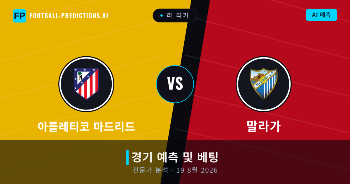 아틀레티코 마드리드 대 말라가 — 경기 예측 및 프리뷰