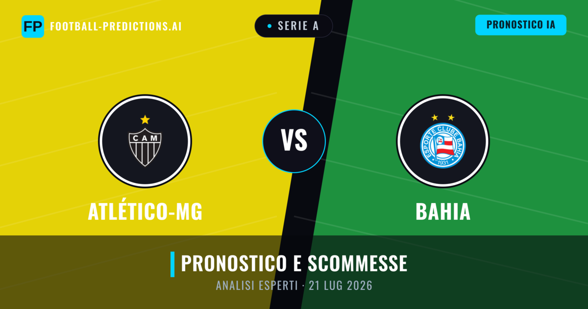 Atlético-MG vs Bahia — pronostico e anteprima del match