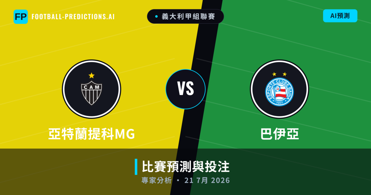 亞特蘭提科MG vs 巴伊亞 — 比赛预测和前瞻