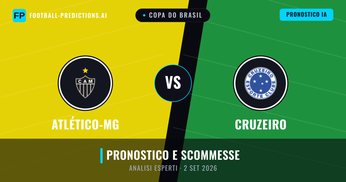 Atlético-MG vs Cruzeiro — pronostico e anteprima del match