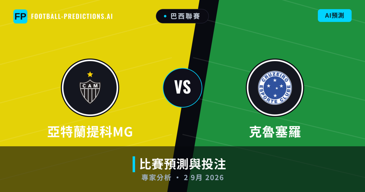 亞特蘭提科MG vs 克魯塞羅 — 比赛预测和前瞻
