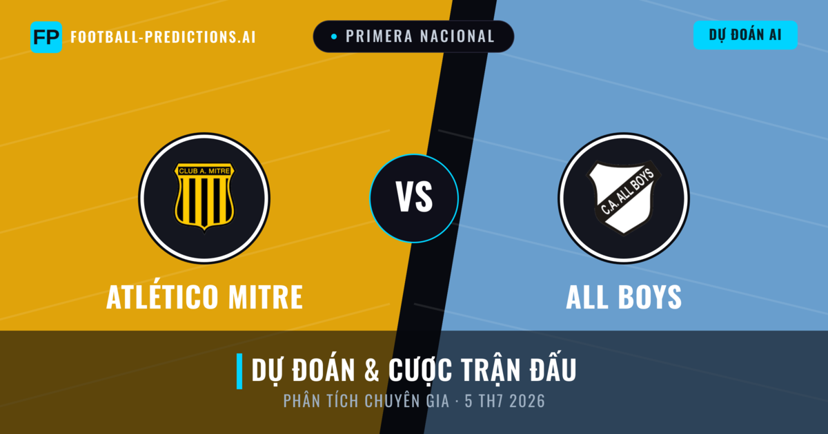Atlético Mitre vs All Boys — dự đoán và xem trước trận đấu