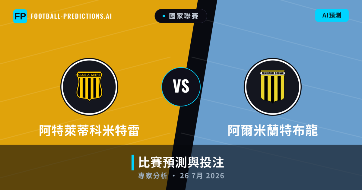 阿特萊蒂科米特雷 vs 阿爾米蘭特布龍 — 比赛预测和前瞻