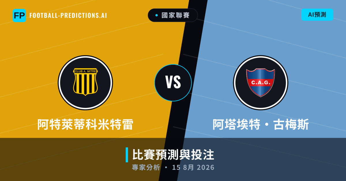 阿特萊蒂科米特雷 vs 阿塔埃特·古梅斯 — 比赛预测和前瞻