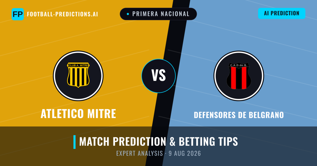 Atletico Mitre vs Defensores De Belgrano — match prediction & preview
