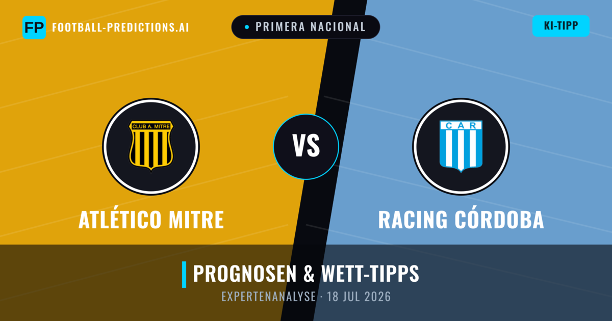 Atlético Mitre vs Racing Córdoba — Prognose und Spielvorschau