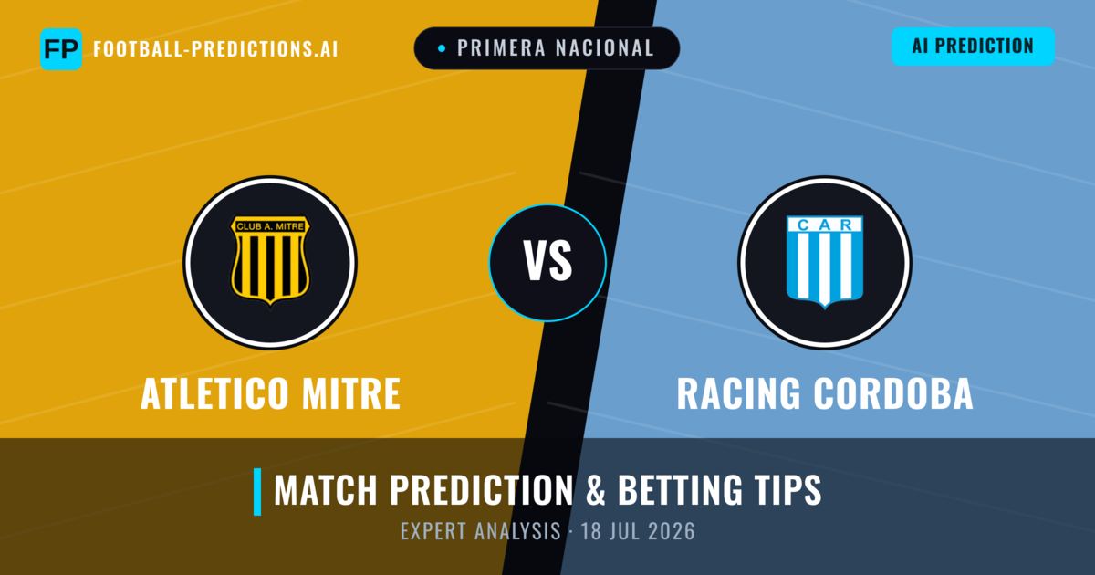 Atletico Mitre vs Racing Cordoba — match prediction & preview