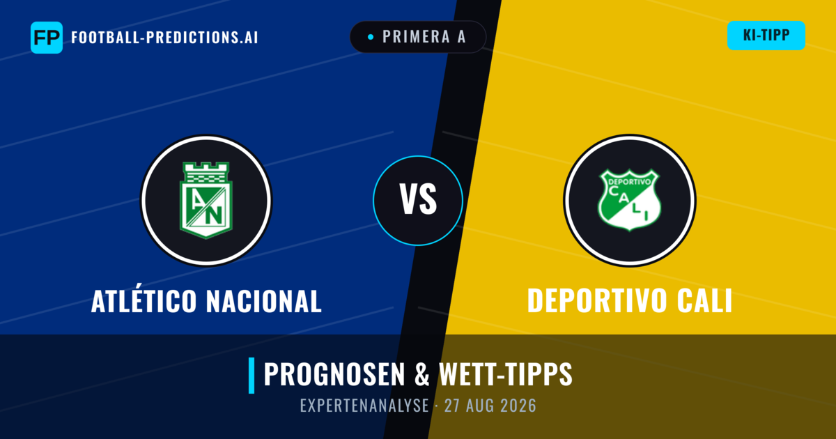 Atlético Nacional vs Deportivo Cali — Prognose und Spielvorschau