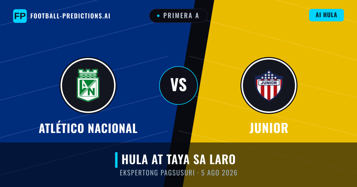 Atlético Nacional vs Junior — hula at preview ng laban