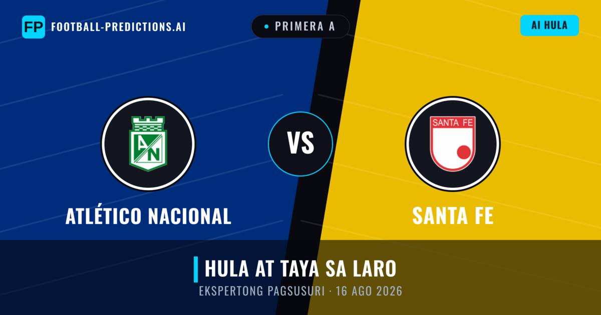 Atlético Nacional vs Santa Fe — hula at preview ng laban