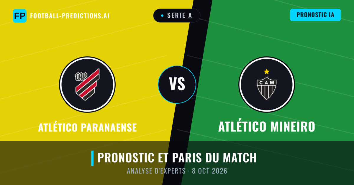 Atlético Paranaense vs Atlético Mineiro — pronostic et avant-match