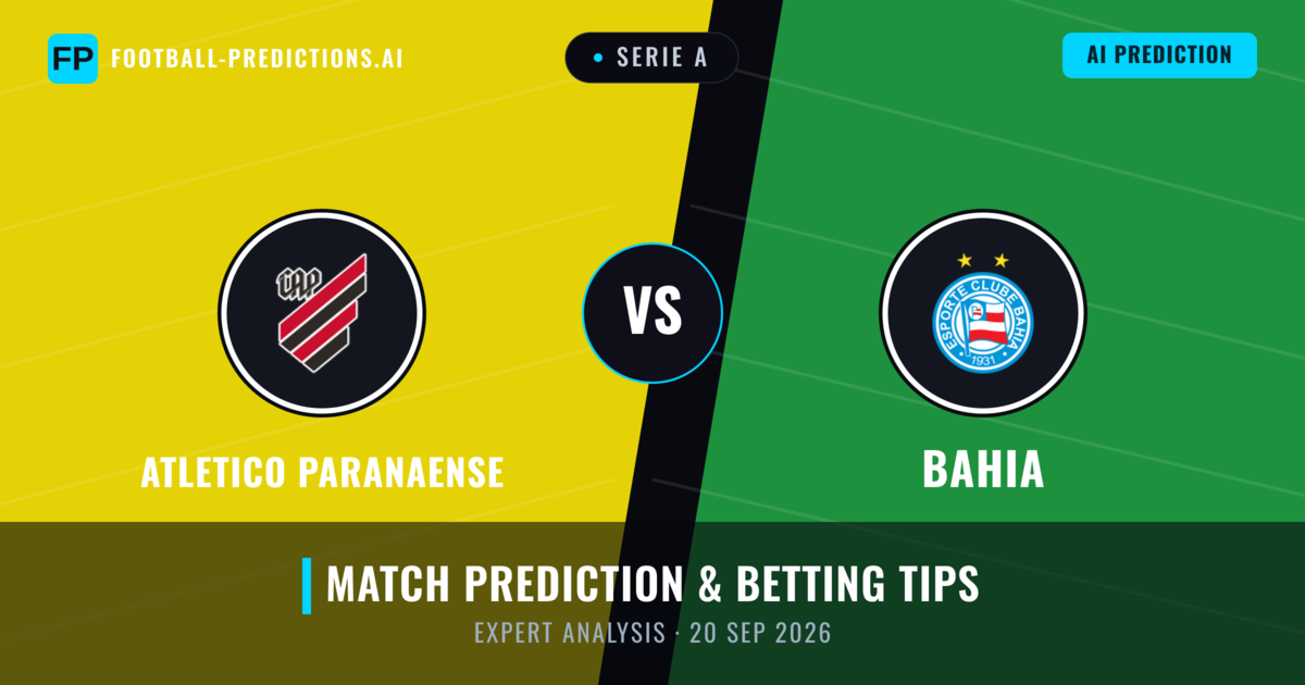 Atletico Paranaense vs Bahia — match prediction & preview