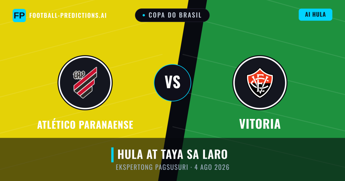 Atlético Paranaense vs Vitoria — hula at preview ng laban