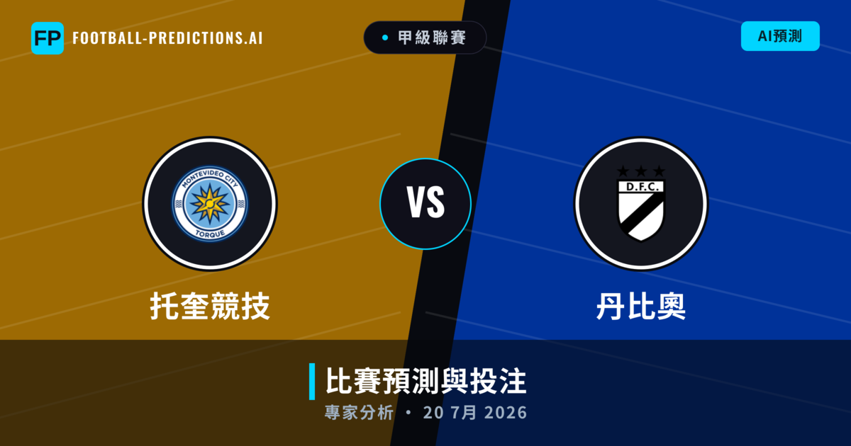 托奎競技 vs 丹比奧 — 比赛预测和前瞻
