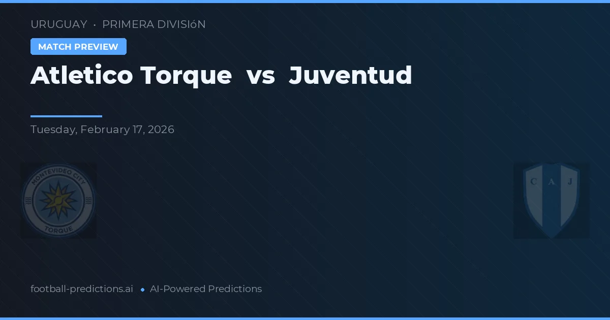 Atletico Torque vs Juventud — match prediction & preview