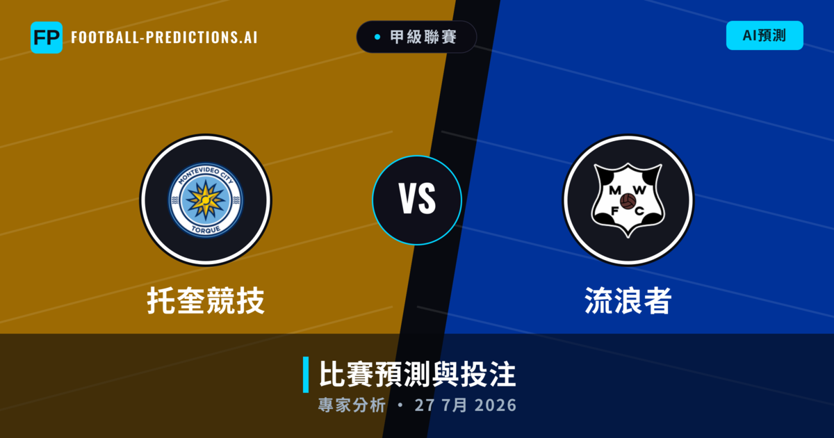托奎競技 vs 流浪者 — 比赛预测和前瞻