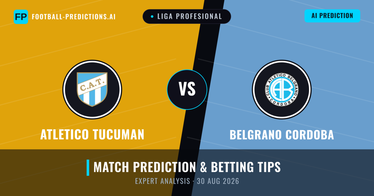 Atletico Tucuman vs Belgrano Cordoba — match prediction & preview