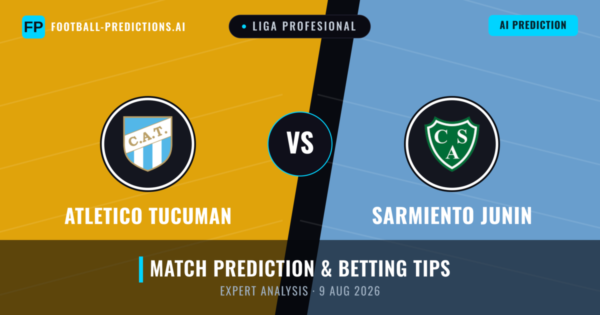 Atletico Tucuman vs Sarmiento Junin — match prediction & preview