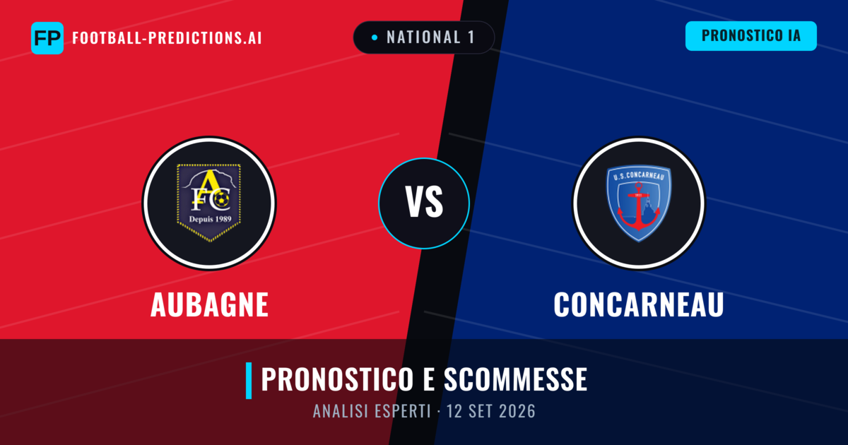 Aubagne vs Concarneau — pronostico e anteprima del match