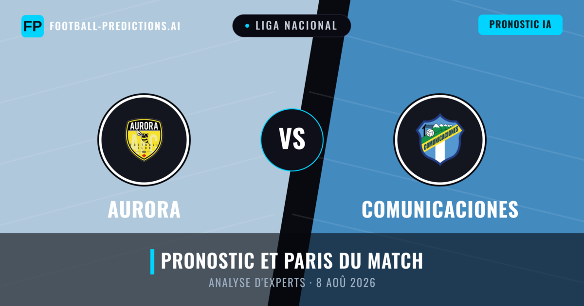 Aurora vs Comunicaciones — pronostic et avant-match