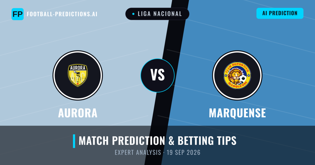 Aurora vs Marquense — match prediction & preview